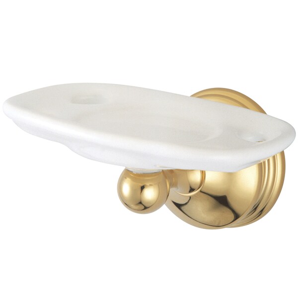 Vintage Toothbrush W/ Tumbler Holders, Polished Brass